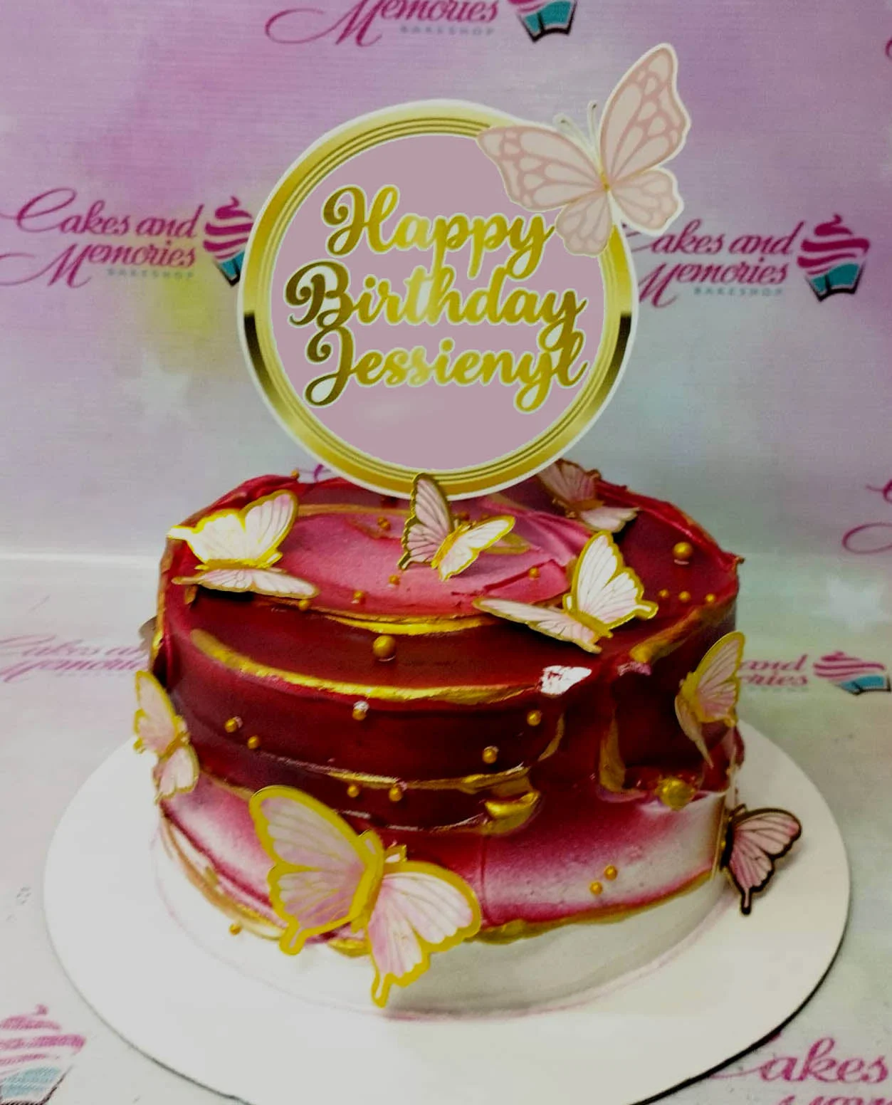 Butterfly Butterflies Cake Design