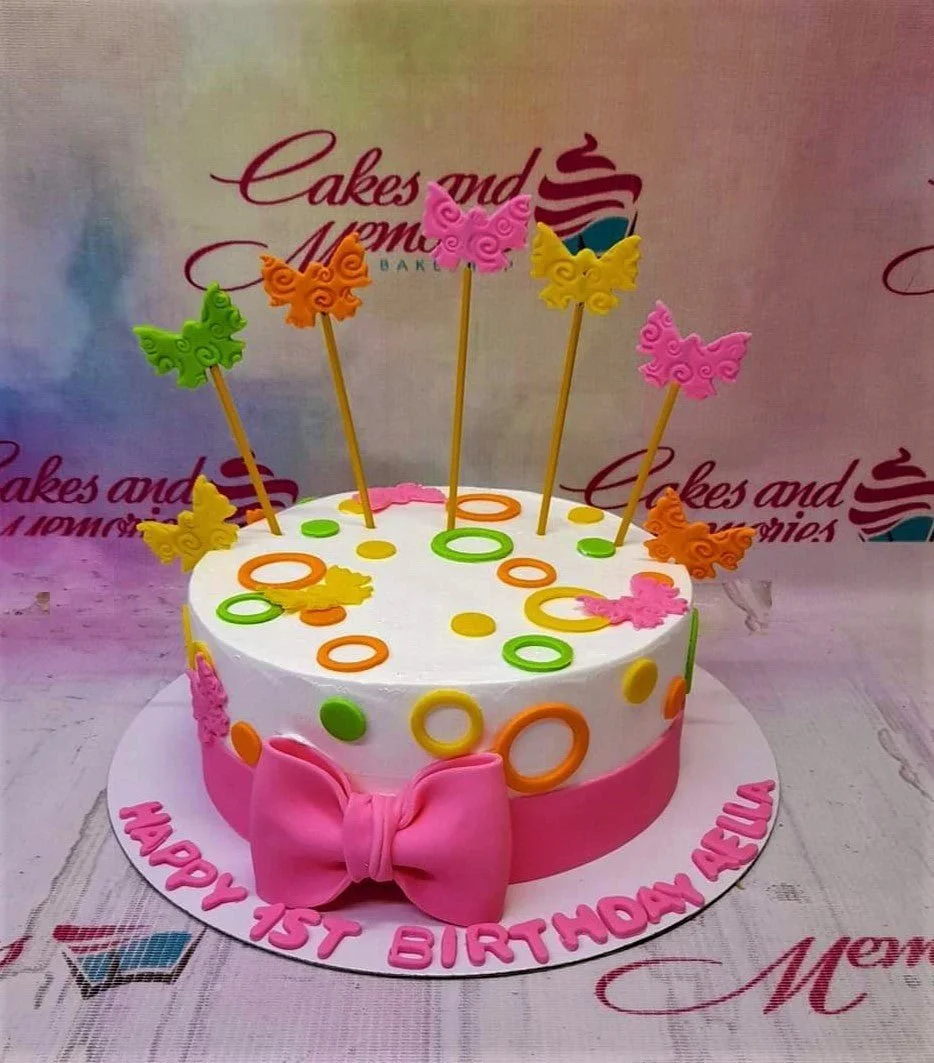 Butterfly Butterflies Cake Design