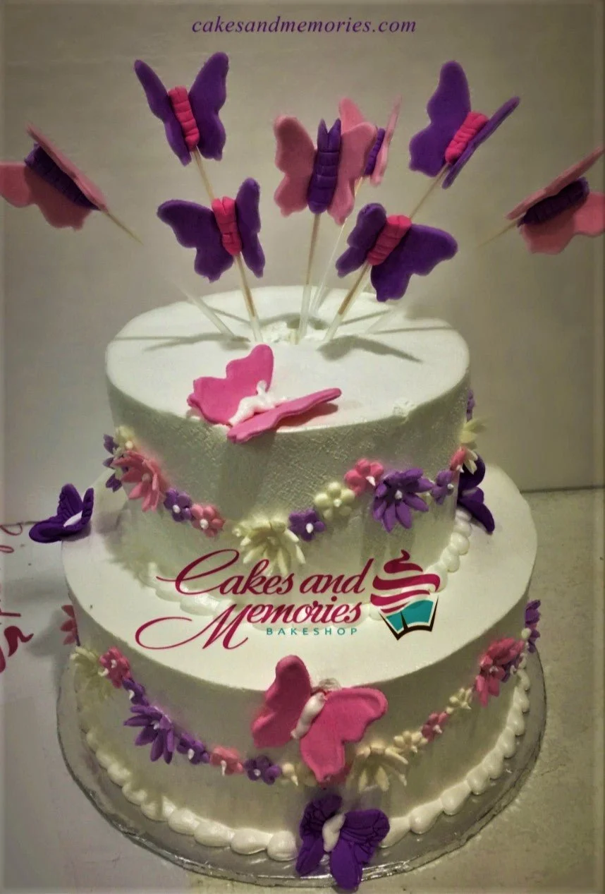Butterfly Butterflies Cake Design