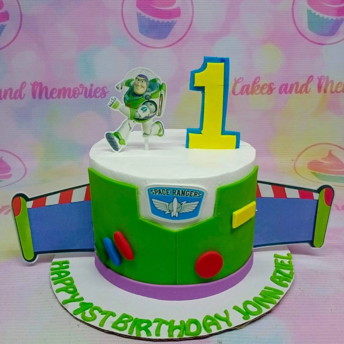Buzz Lightyear Space Jam Cake Design