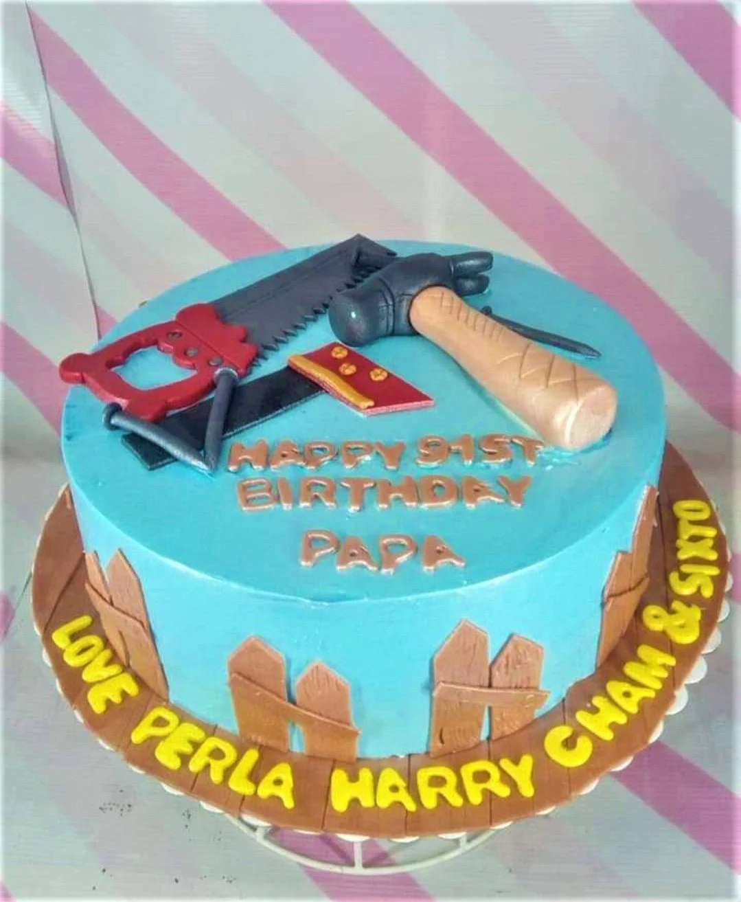 Carpenter Birthday Shimmer And Shine Cake Design