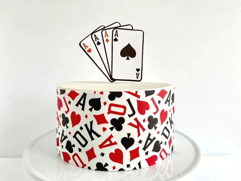 Casino Cards Cake Design
