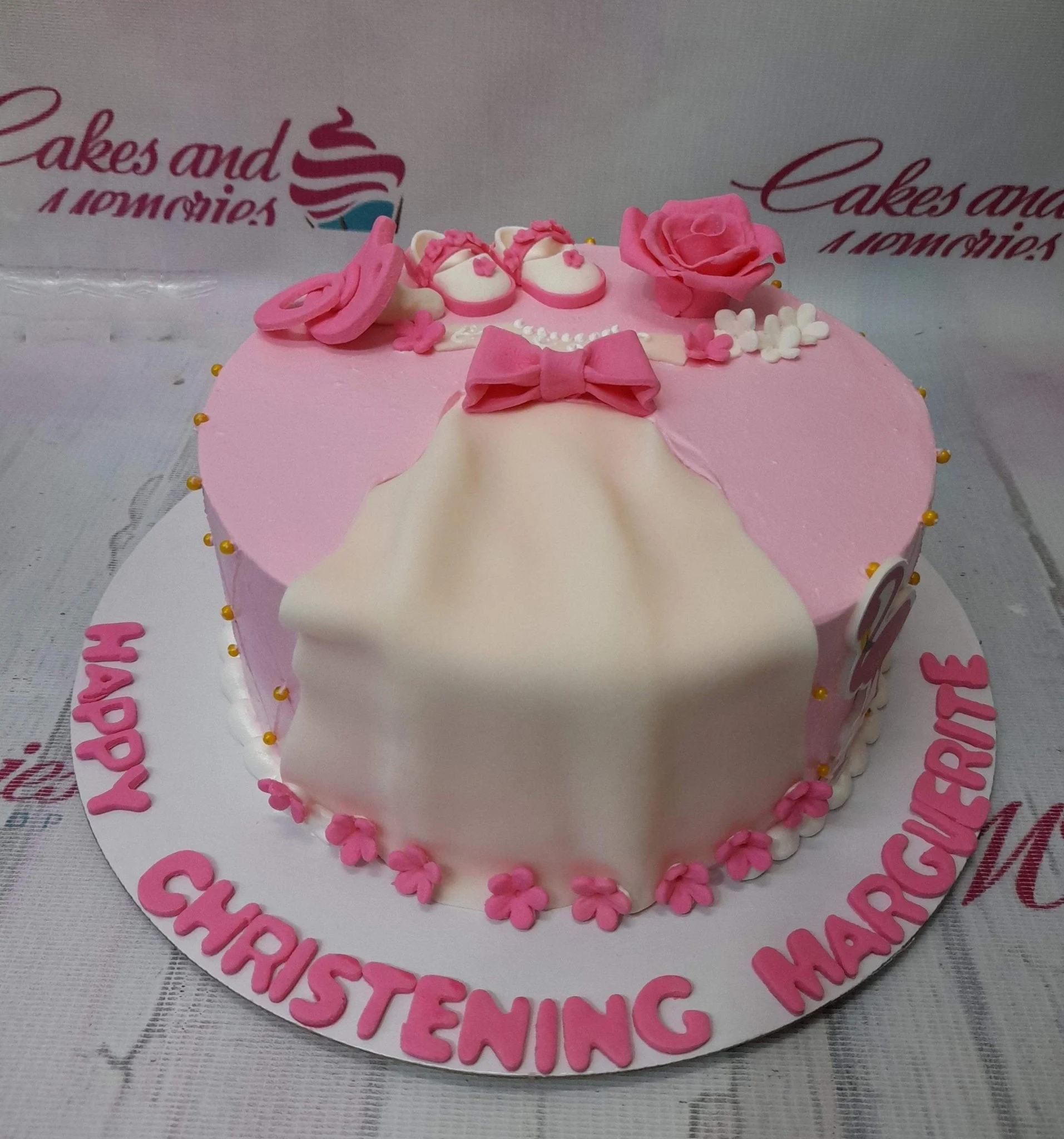 Christening Mahjong Cake Design