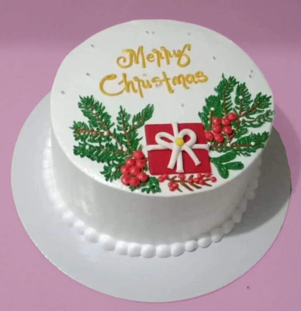 Christmas Boxing Cake Design