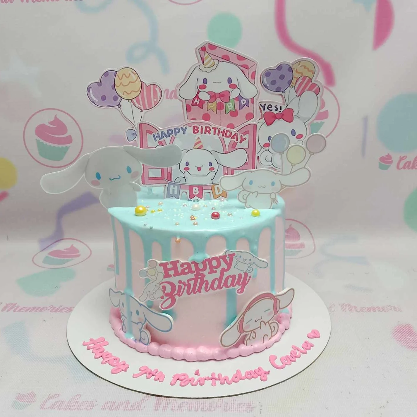 Cinnamoroll Character Cake Design