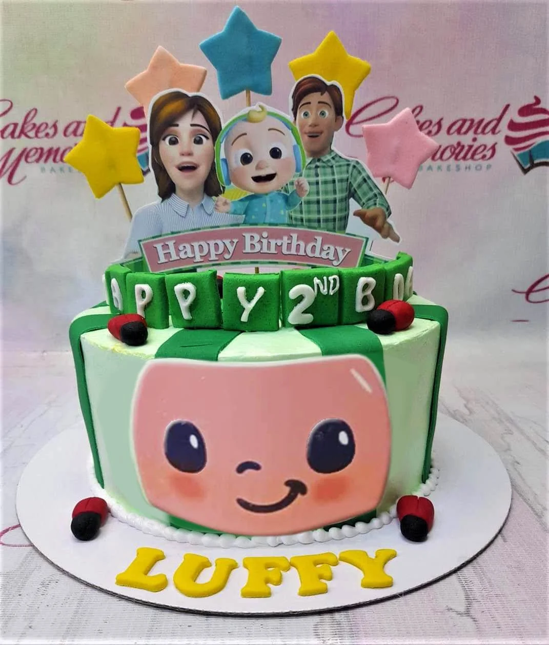 Cocomelon Bugs Cake Design