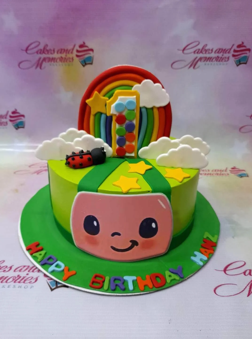 Cocomelon Lady Bug Cake Design