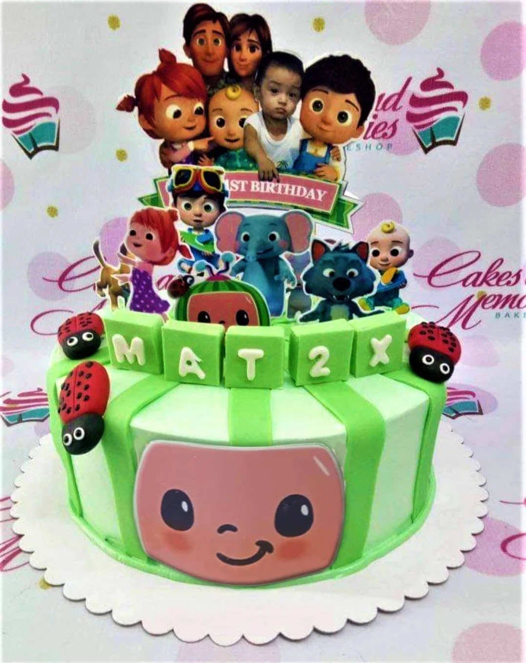 Cocomelon Bugs Cake Design