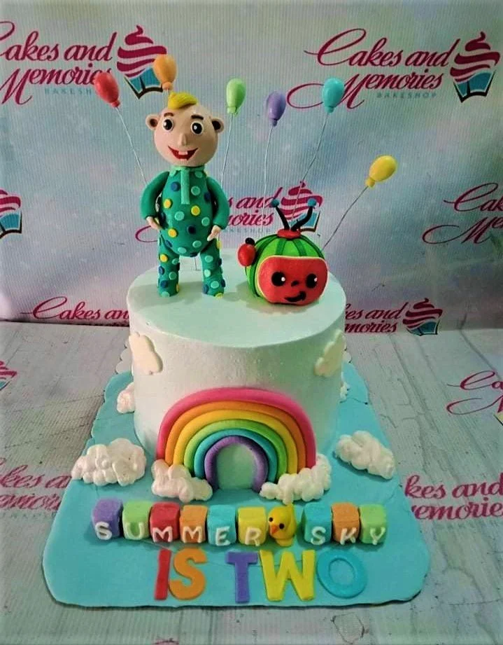 Cocomelon Raindeer Cake Design