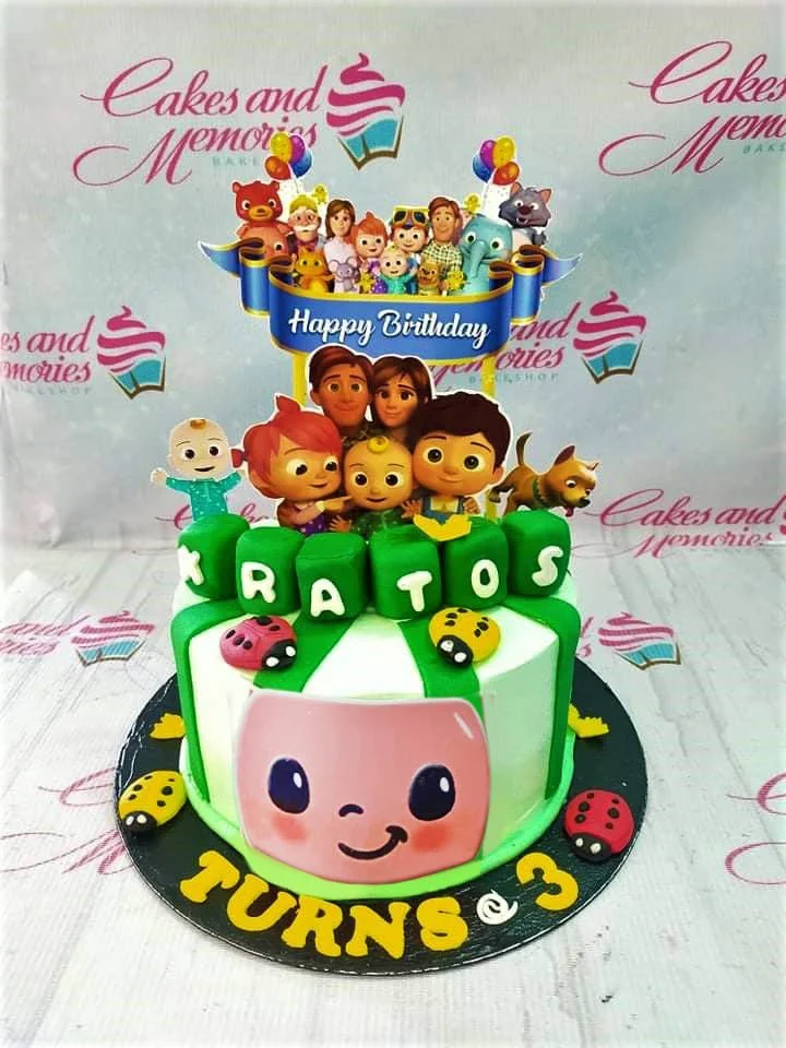 Cocomelon Lady Bug Cake Design