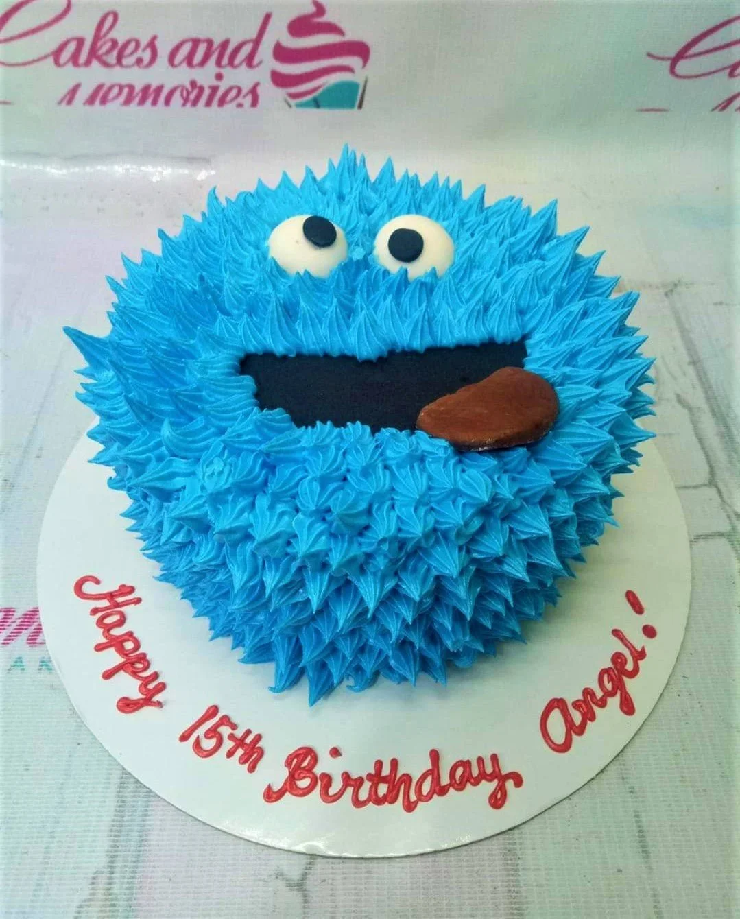 Cookie Monster Cake