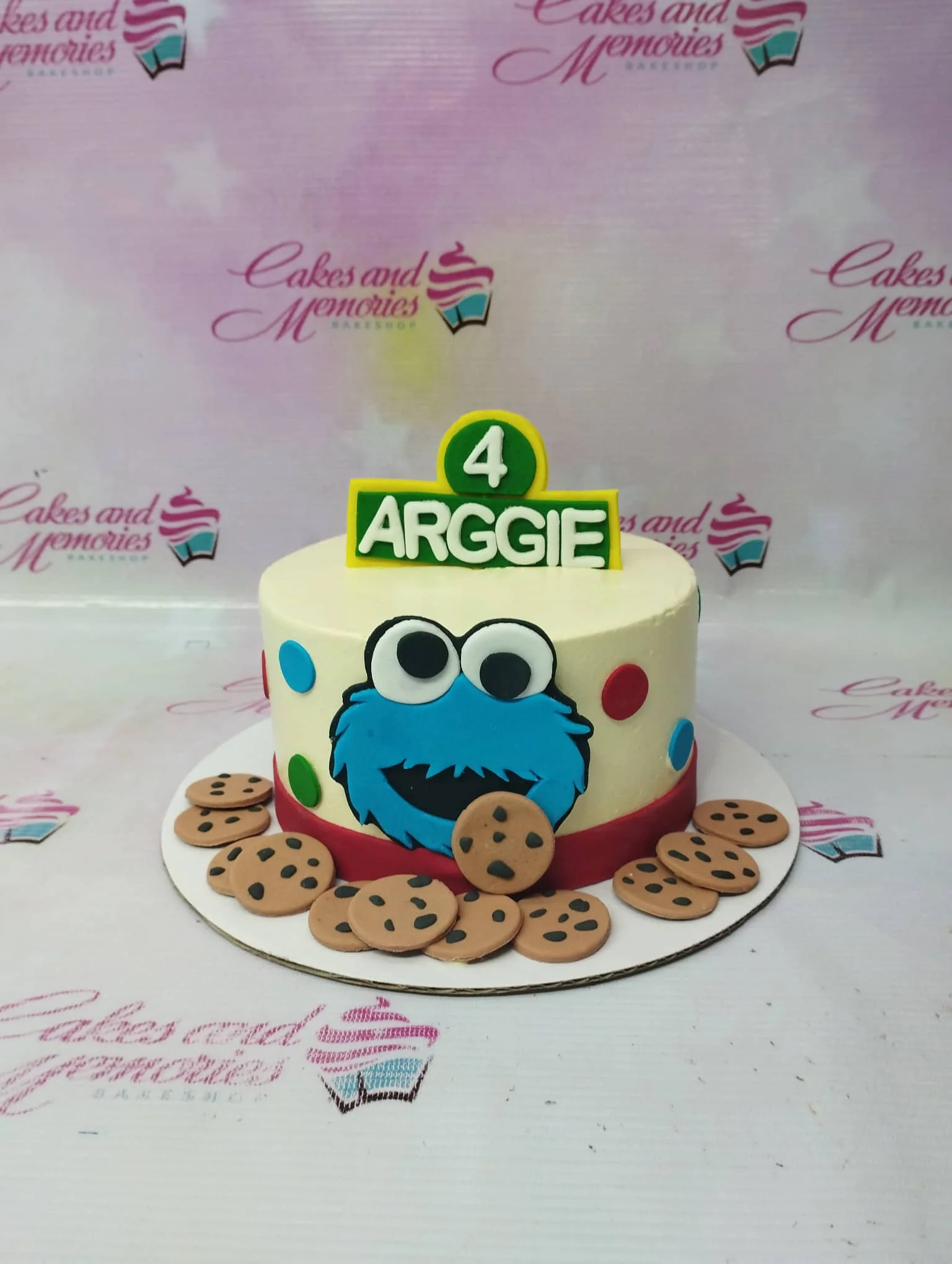 Cookie Monster Cake