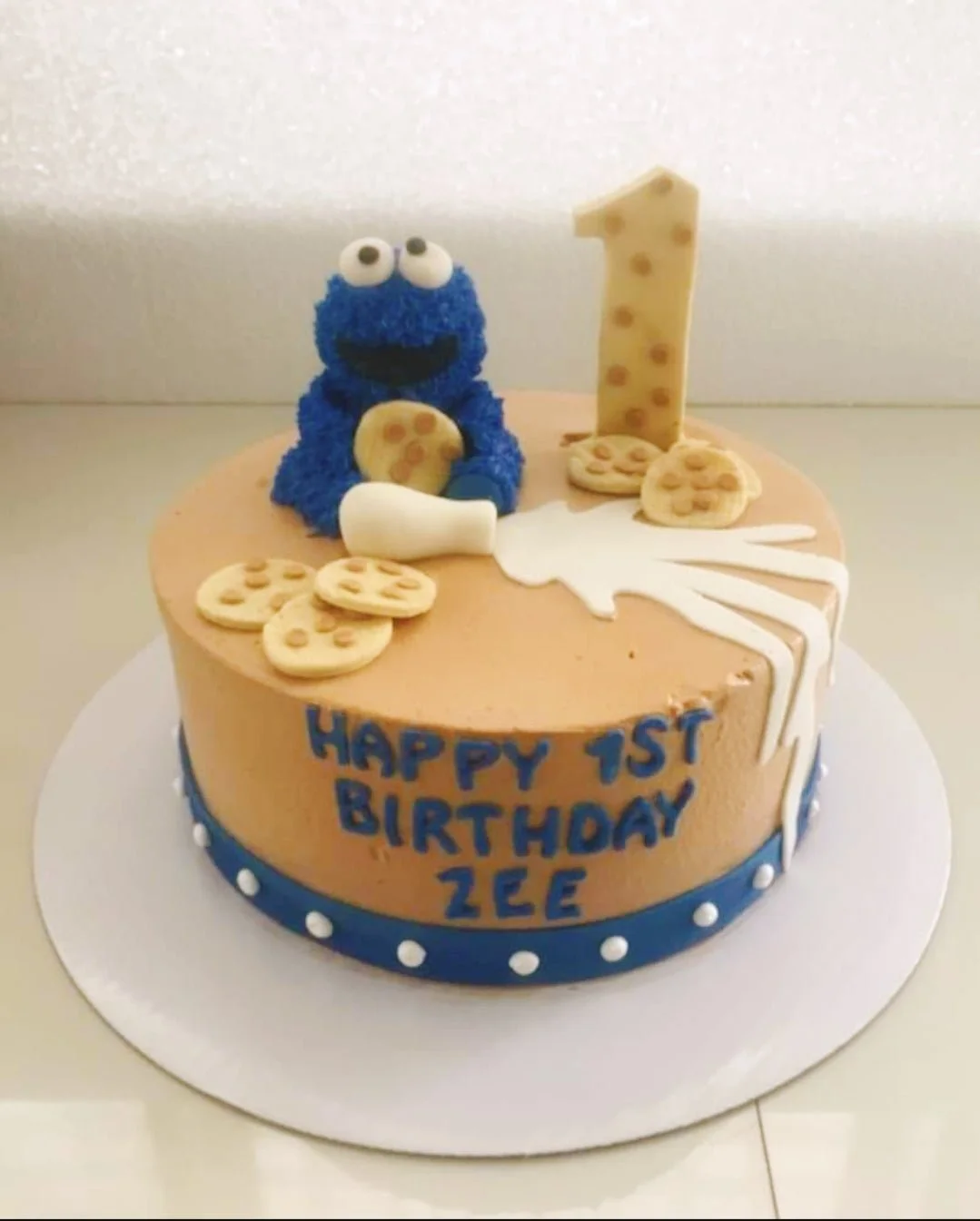Cookie Monster Cake
