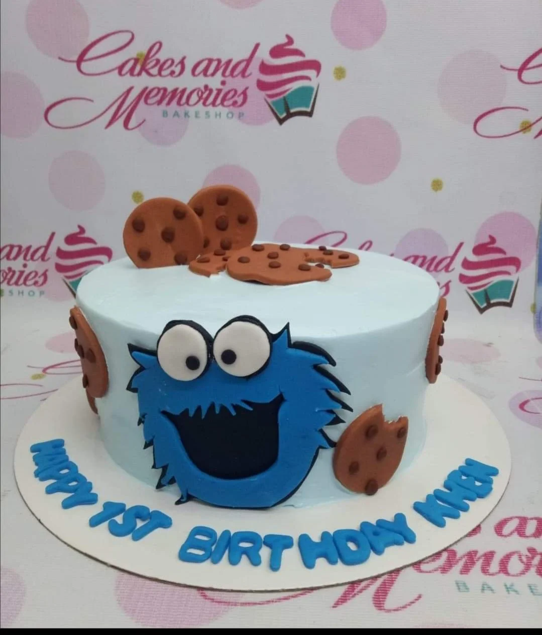 Cookie Monster Cake