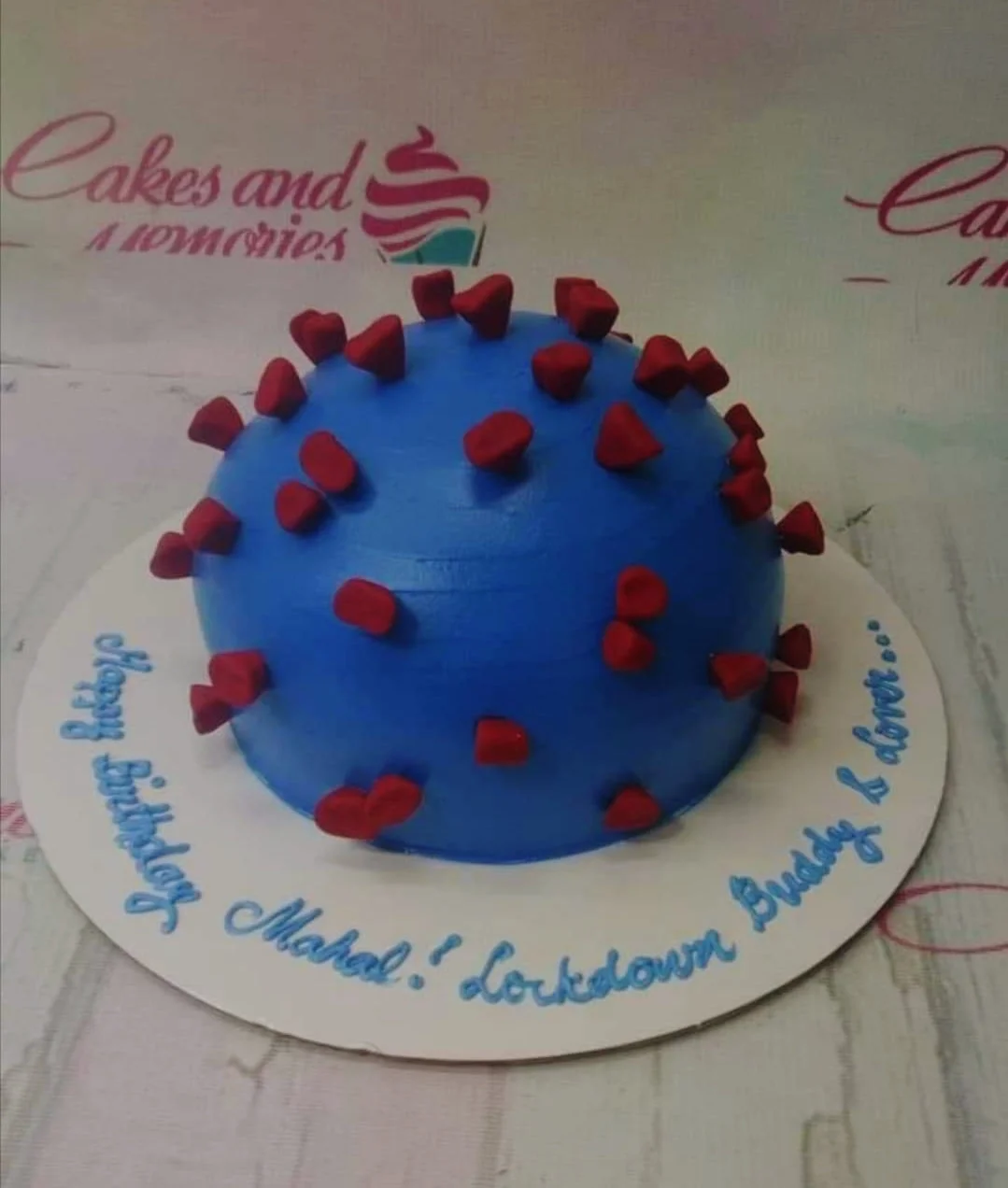 Coronavirus Lockdown Quarantine Cake Design