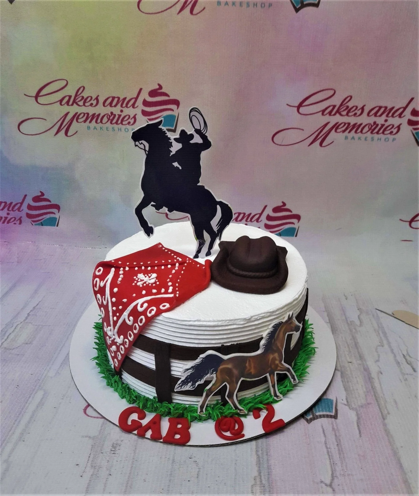 Cowboy Horse Cake Design