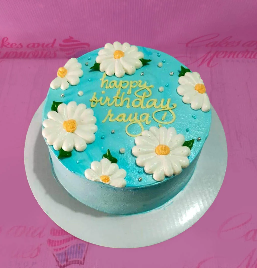 Daisy Flower Raya Cakes Cake Design