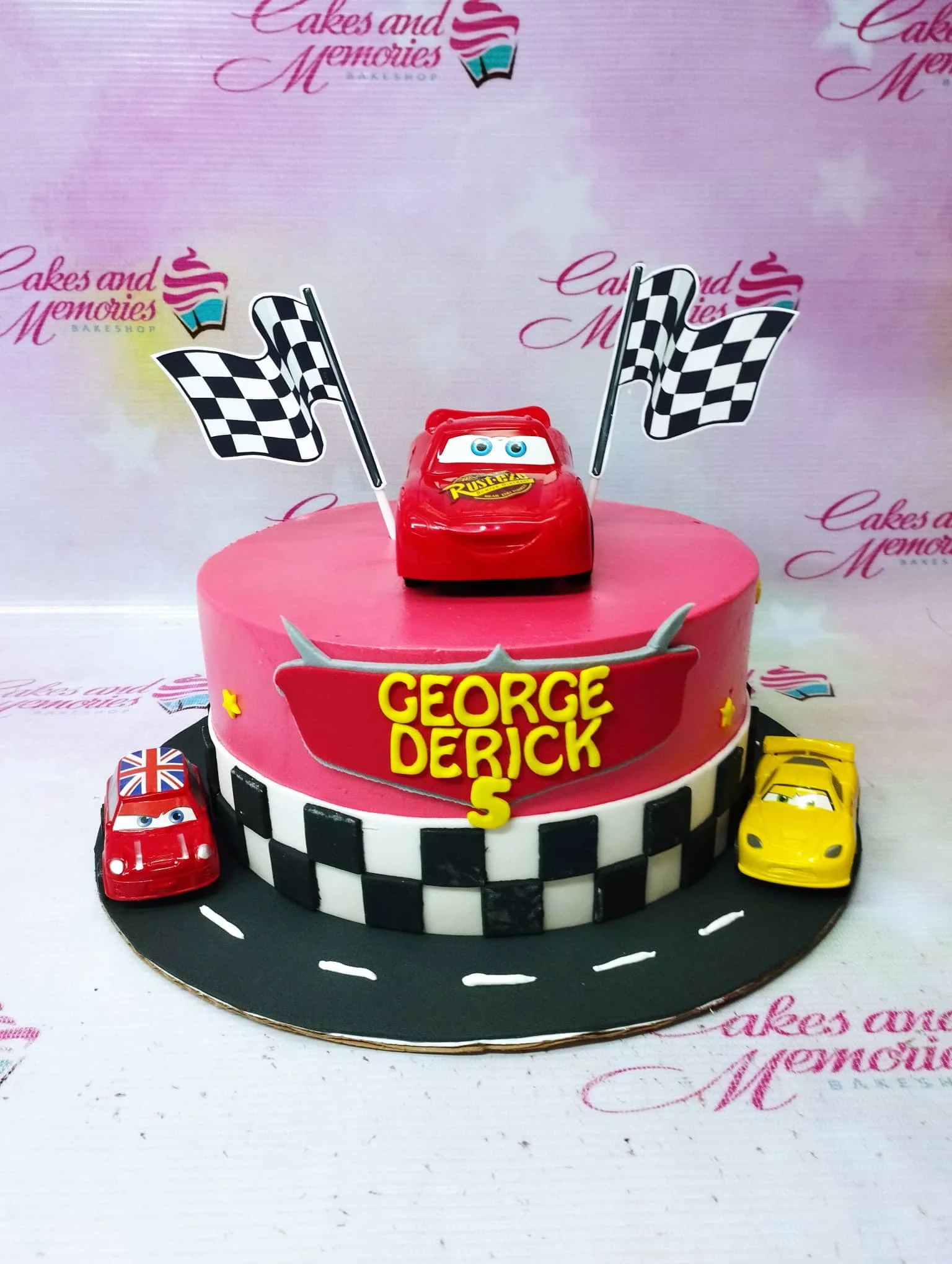 Disney Cars Racing Cake Design Disney Cars Racing Cake Design