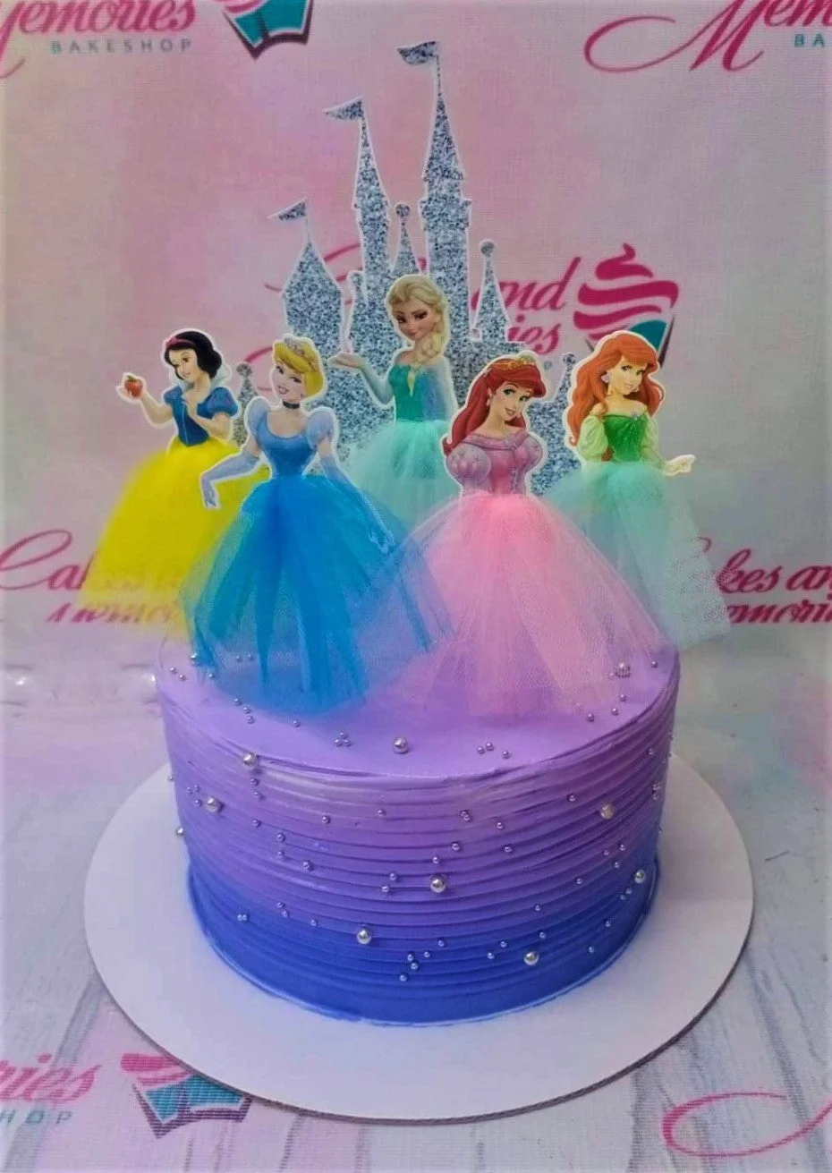 Disney Princess Snoopy Cake Design