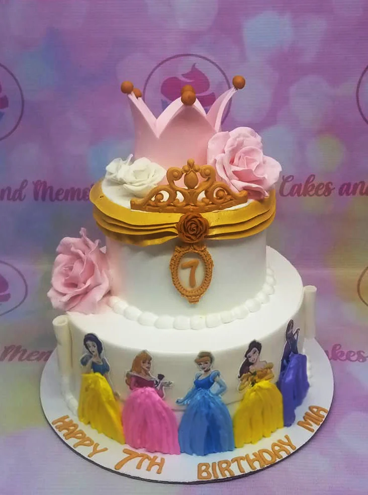 Disney Princess Chess Cake Design
