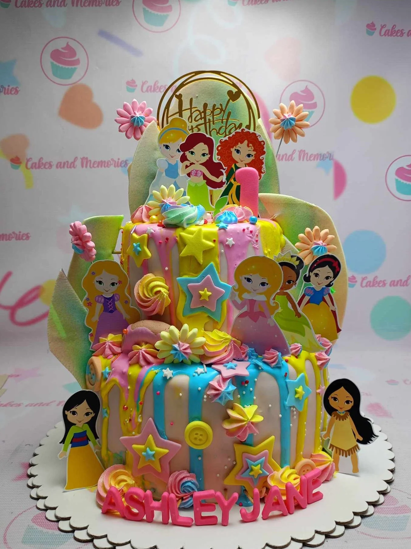 Disney Princess Merida Cake Design