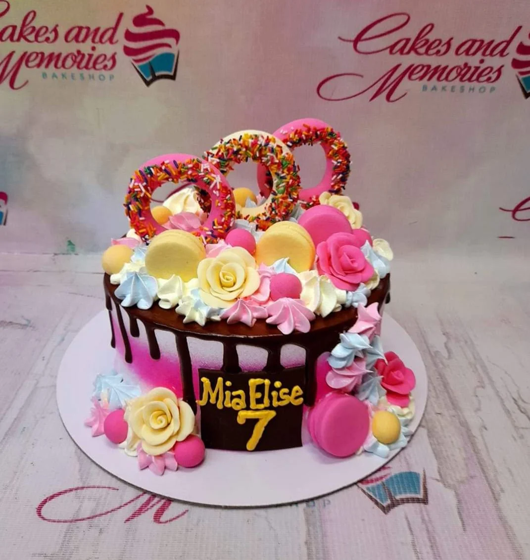 Donut Macaron Donuts Macarons Cake Design