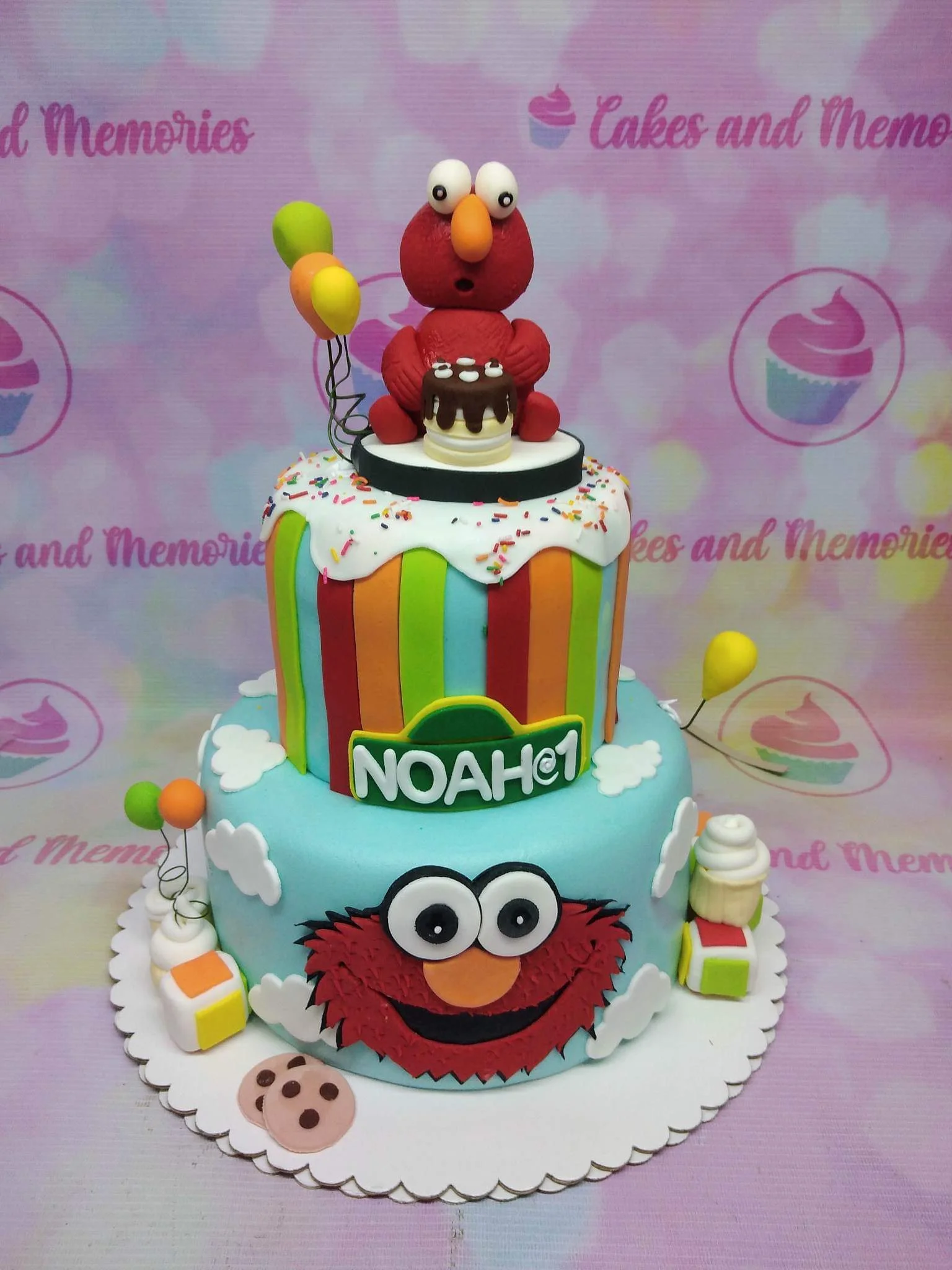 Elmo Sesame St Cake Design