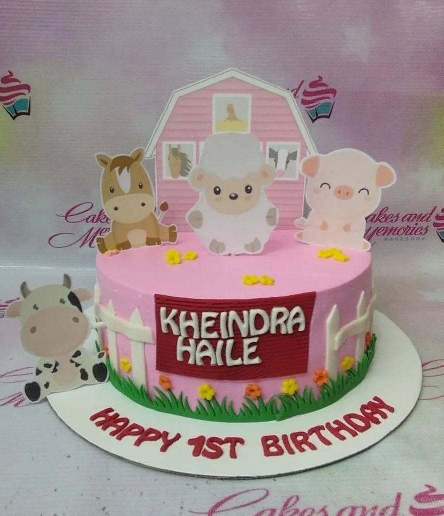 Farm Animal Horse Cake Design