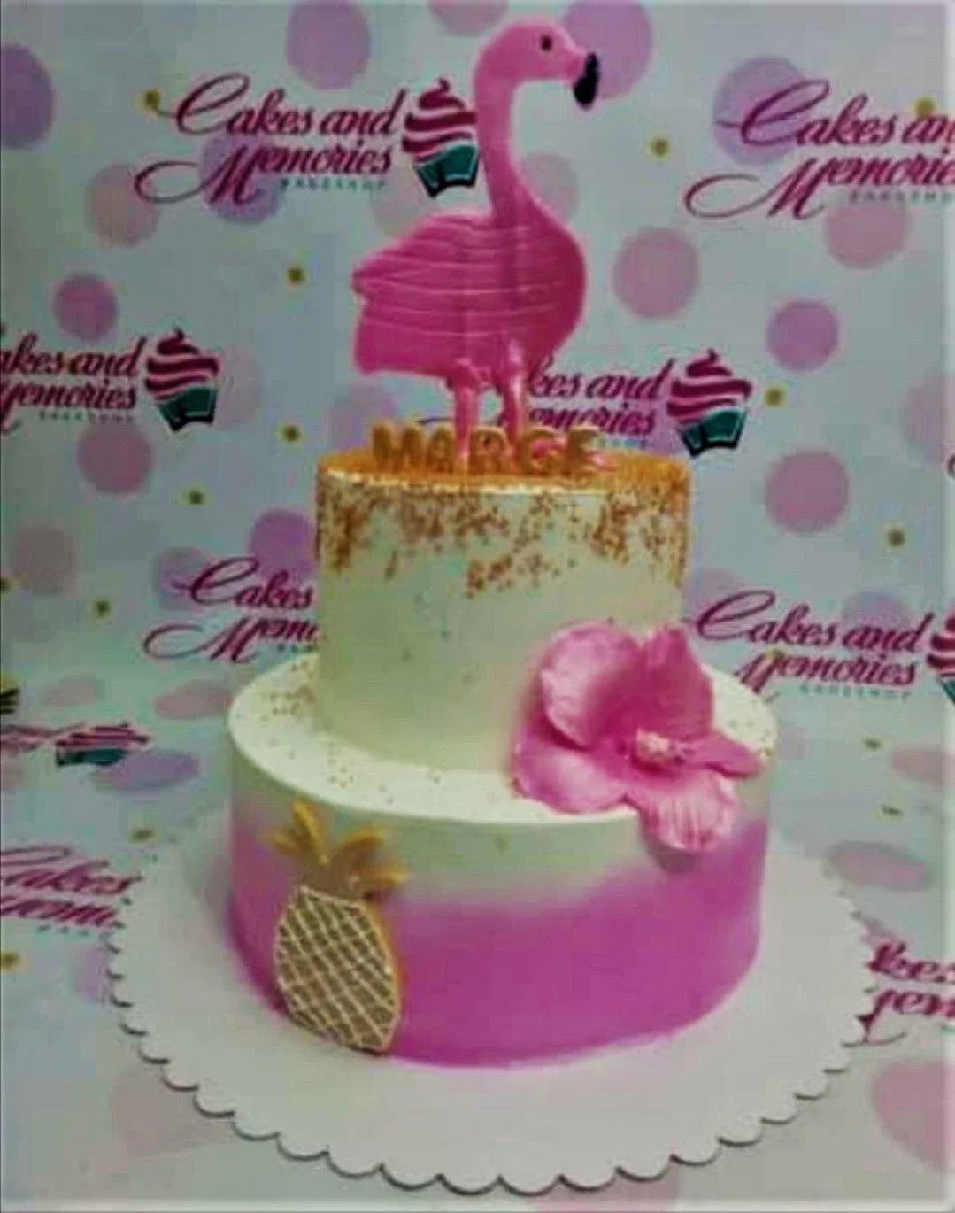 Flamingo Cake