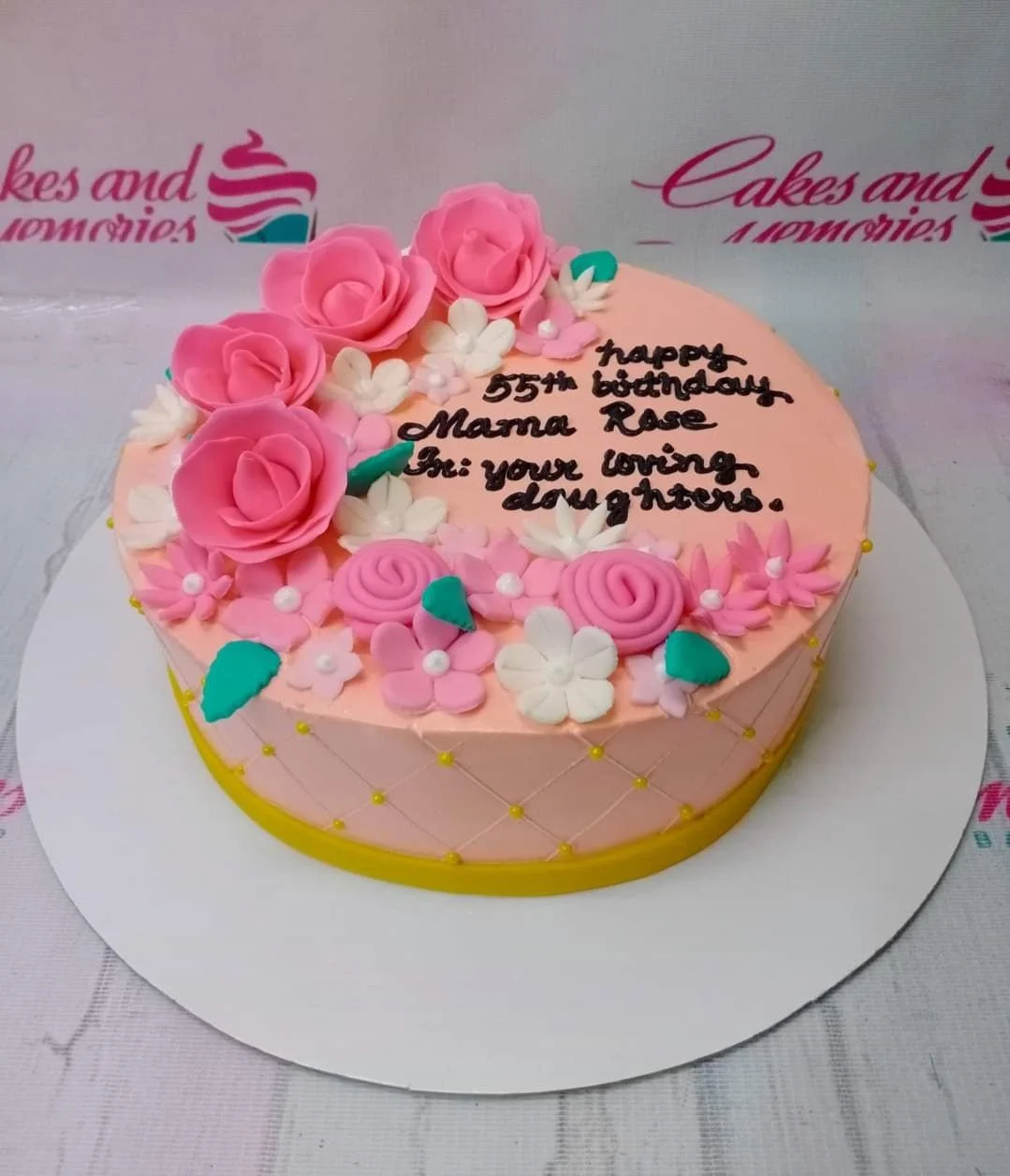Floral Birthday X-Men Cake Design