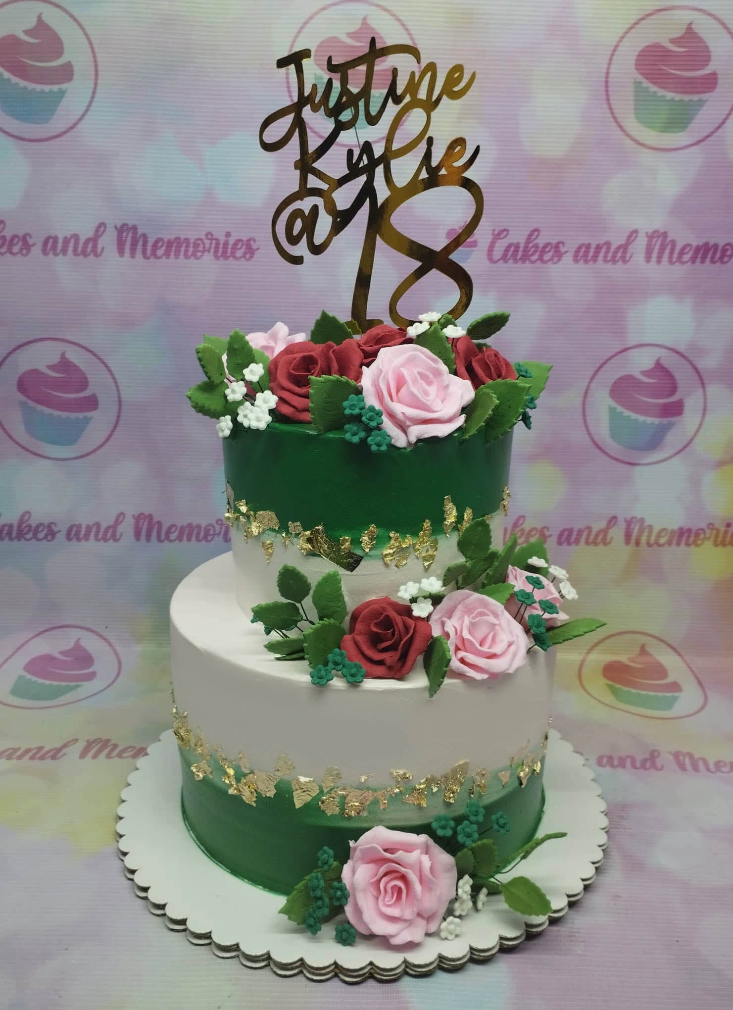Floral Debut Cake Floral Debut Cake