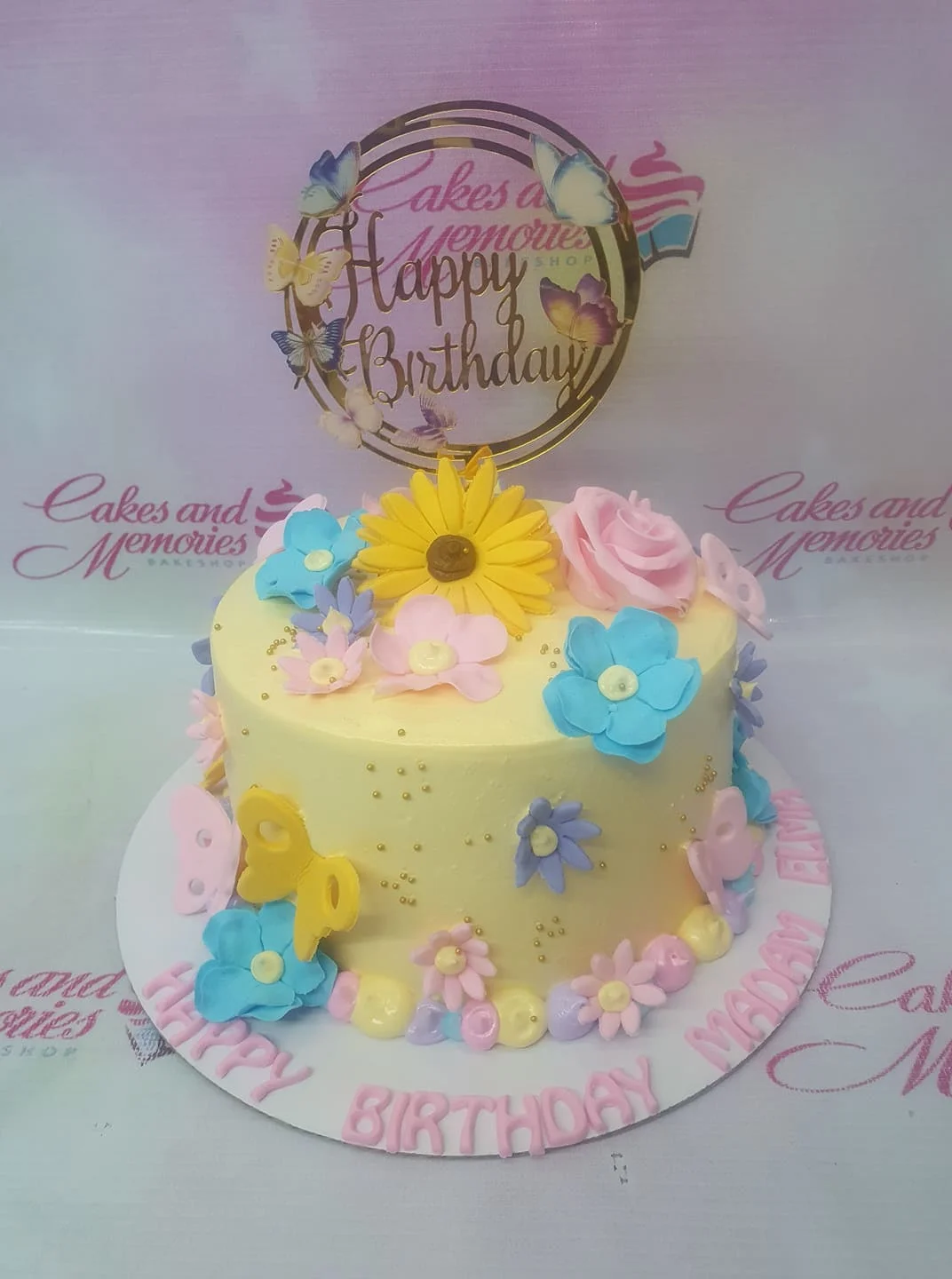 Floral Garden Cake