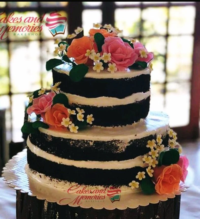 Floral Naked Cake