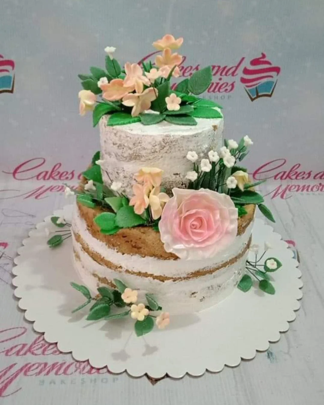 Floral Naked Cake