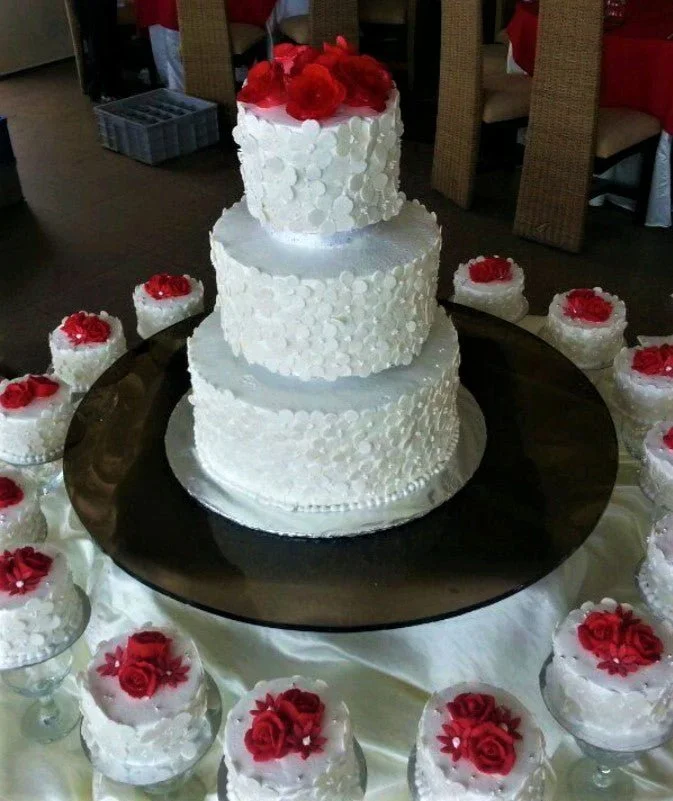 Floral Wedding Cake