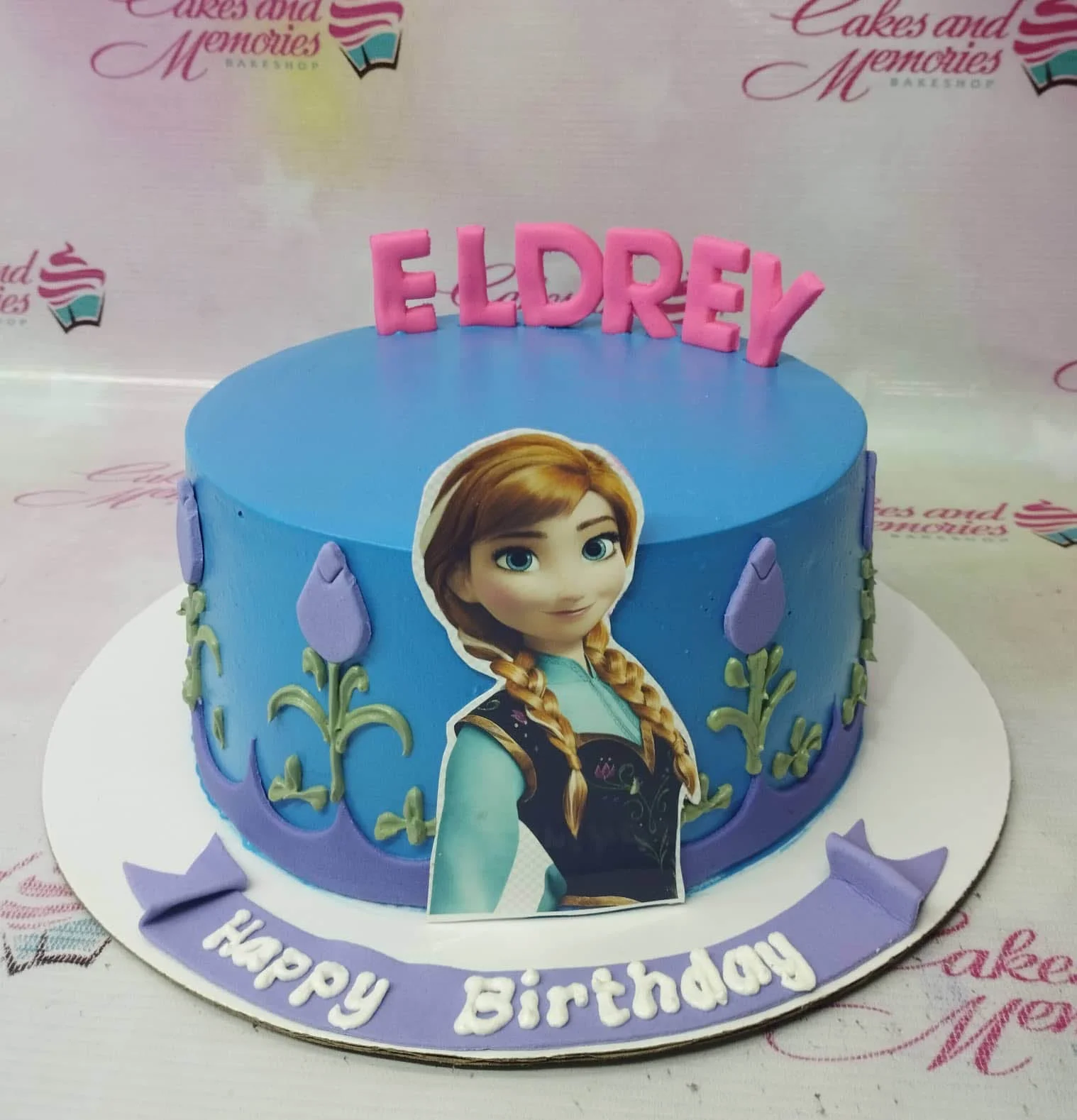 Frozen Anna Cake
