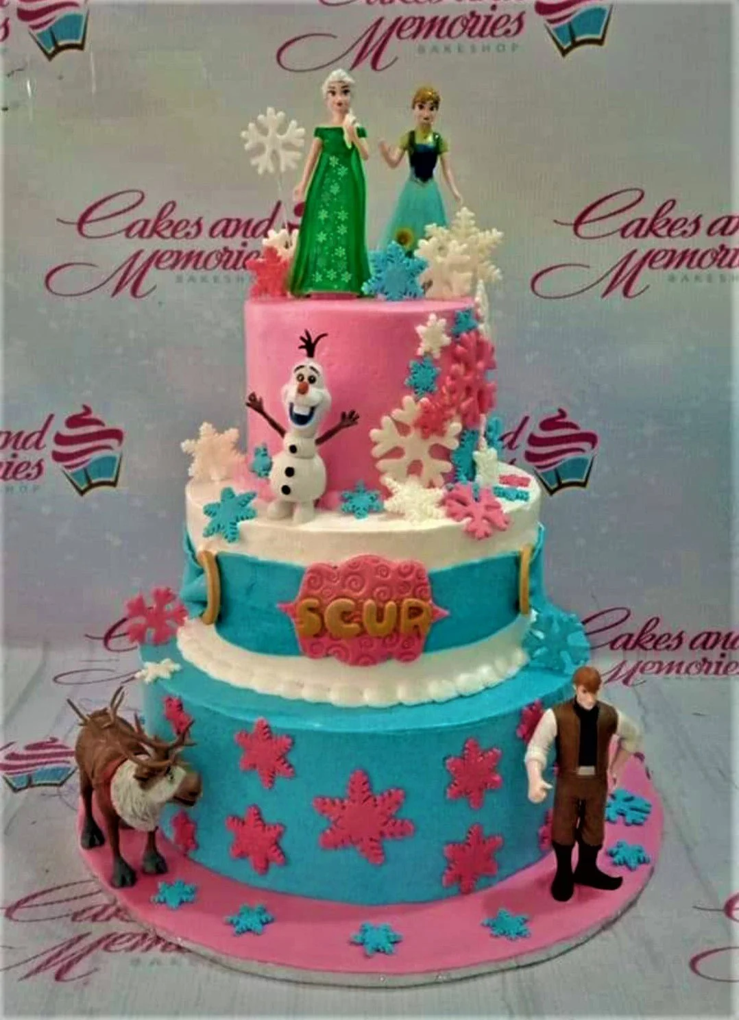 Frozen Birthday Cake