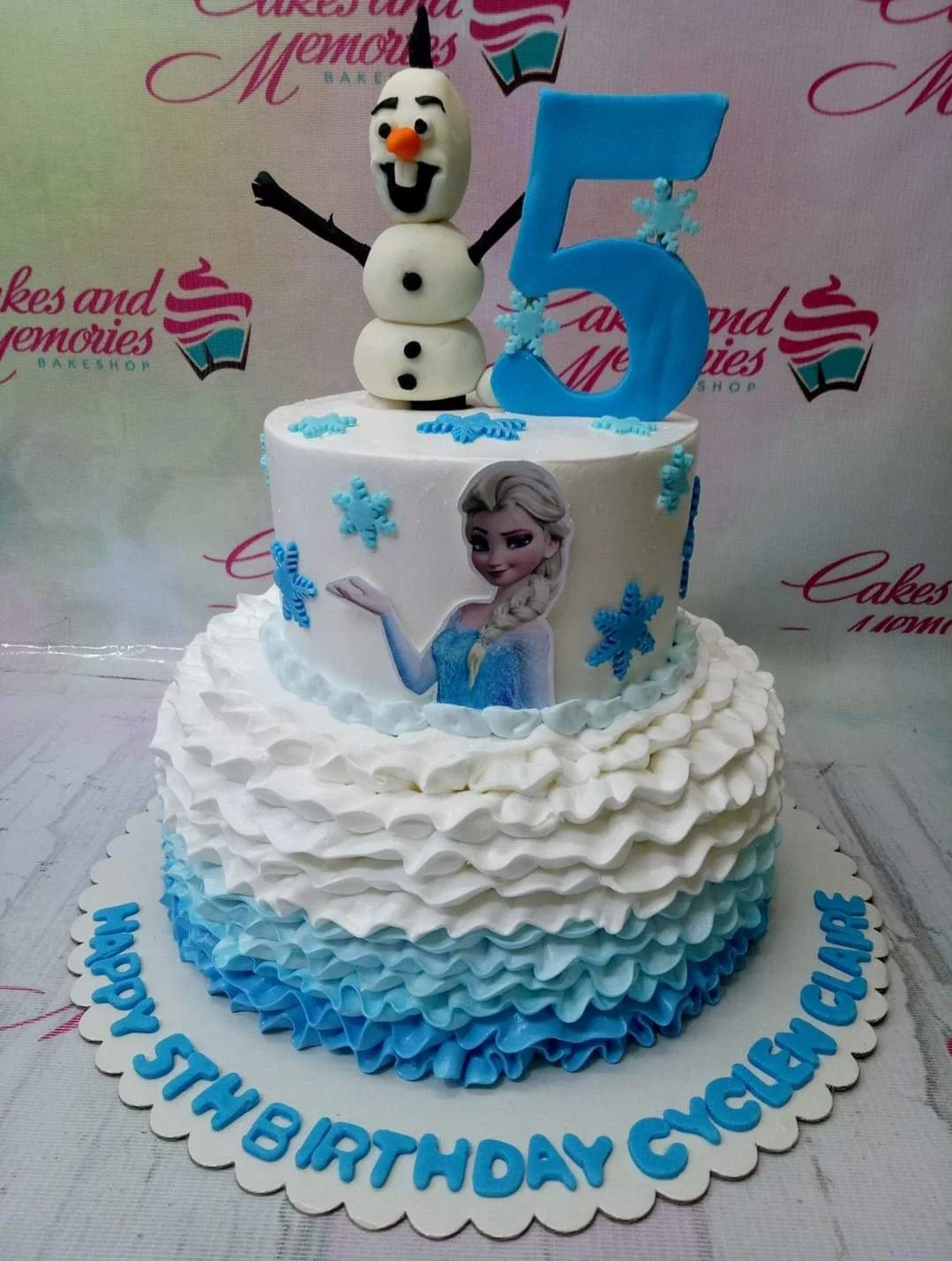 Frozen Elsa Cake