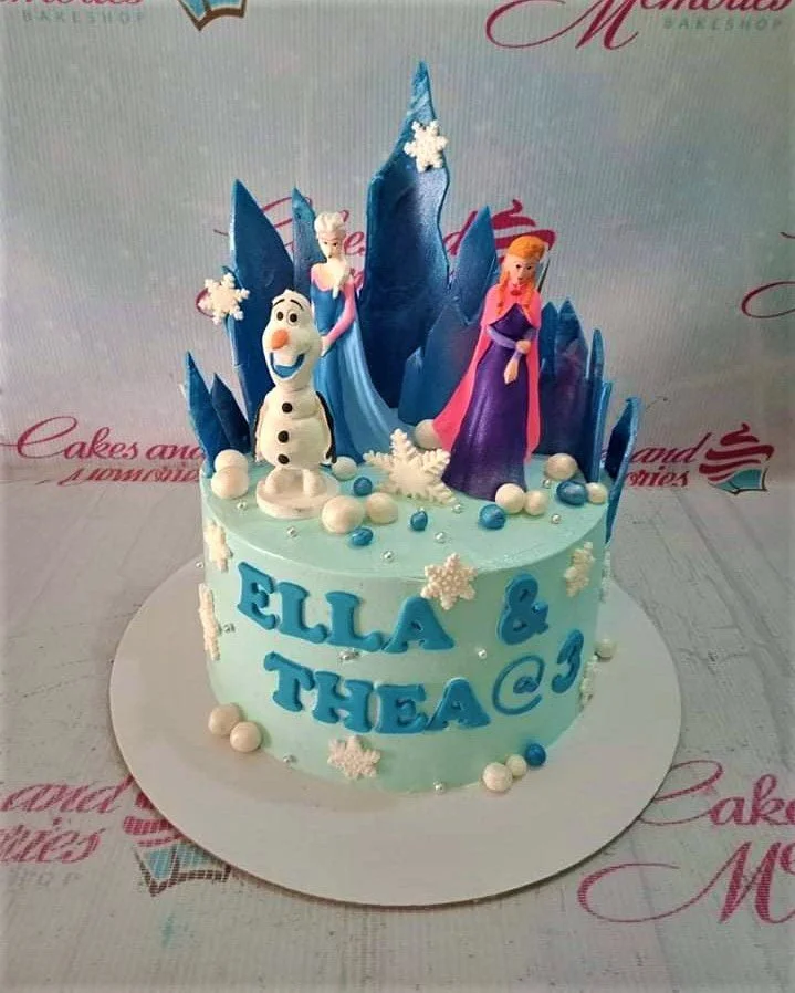 Frozen Blues Clues Cake Design