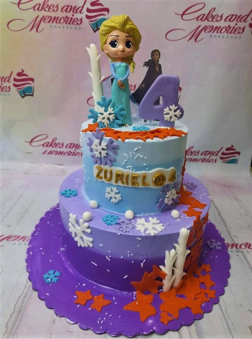 Frozen Women Cake Design