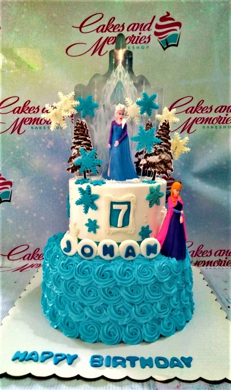 Frozen Blues Clues Cake Design