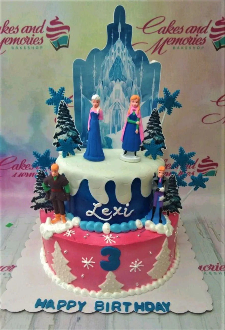 Frozen Blues Clues Cake Design