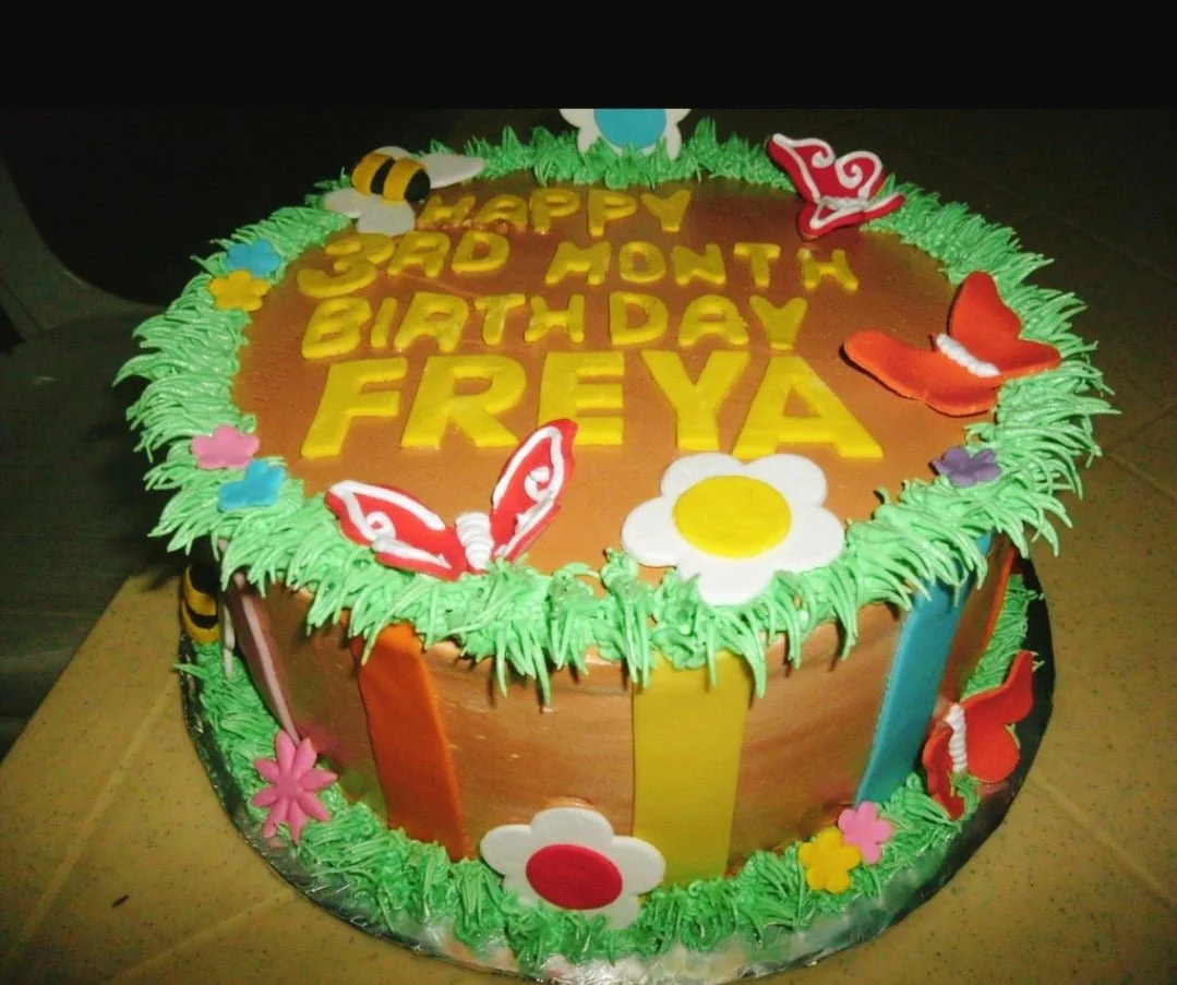 Garden Birthday Cake