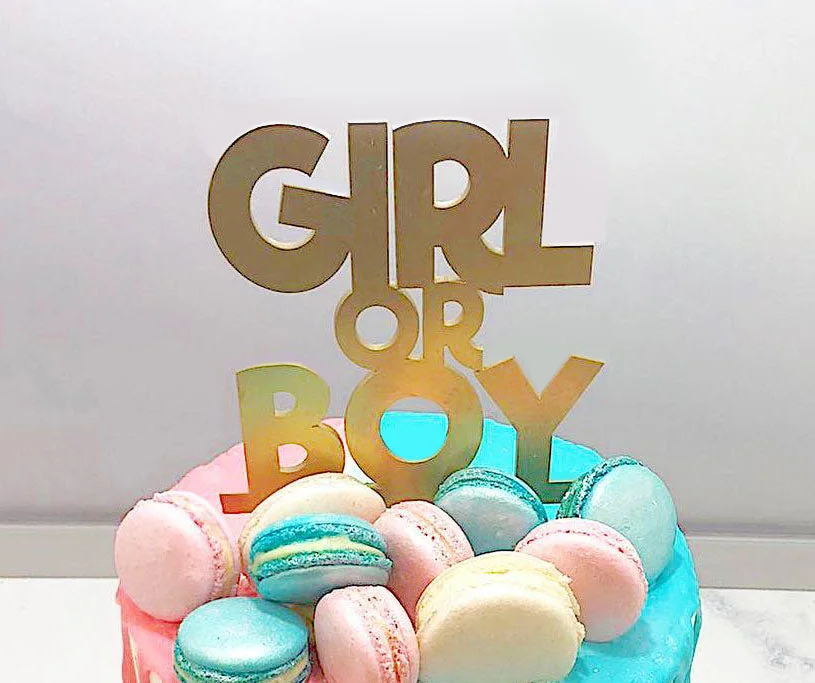 Gender Reveal Cake