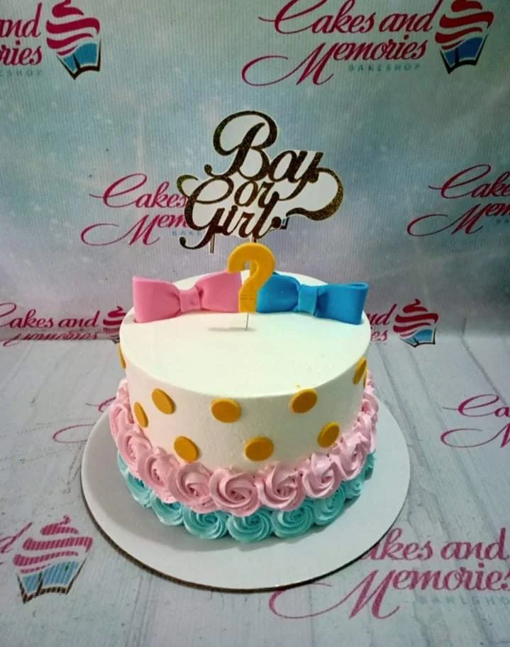 Gender Reveal Cake Gender Reveal Cake