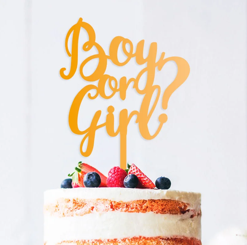 Gender Reveal Beshy Cake Design