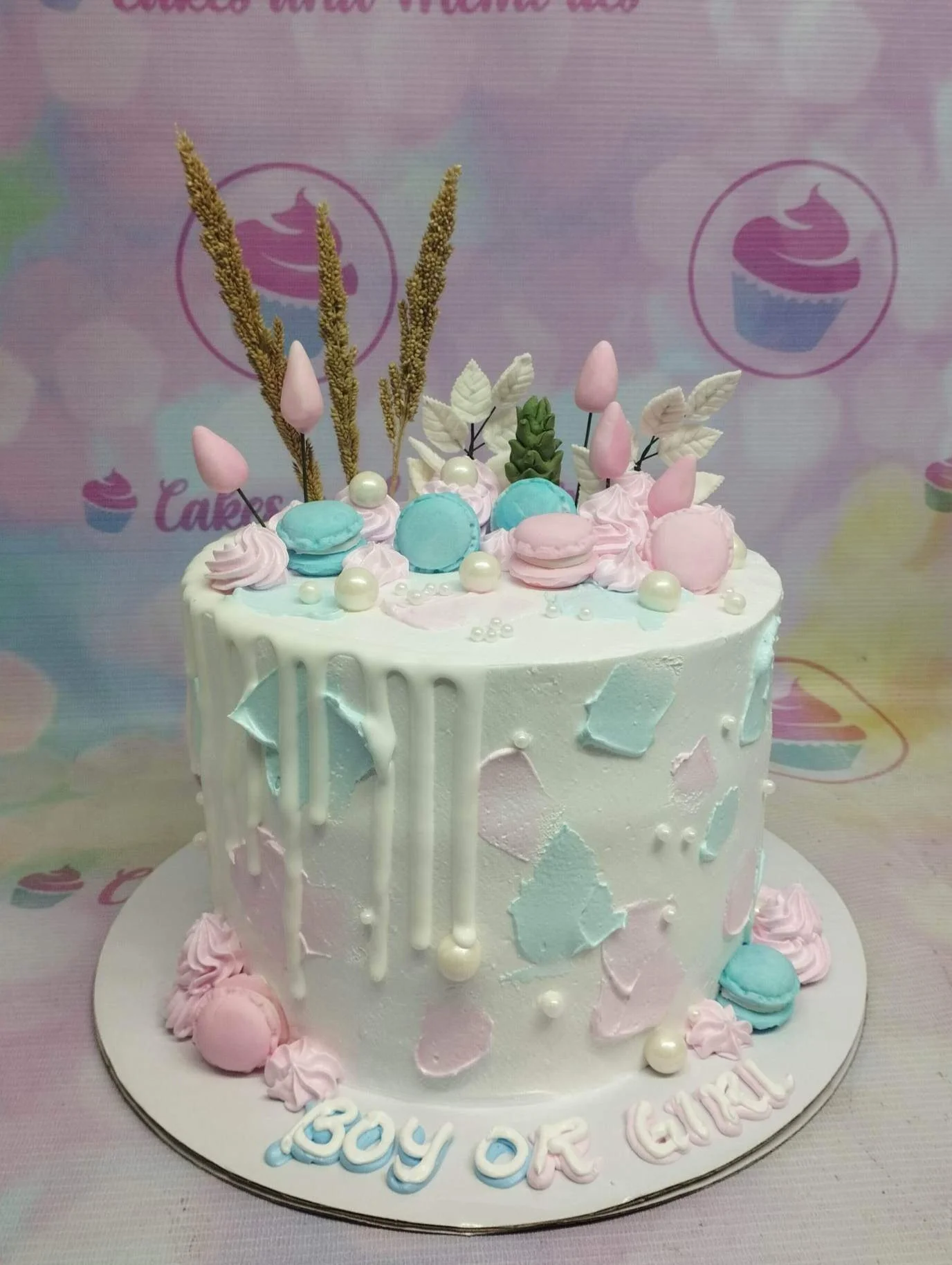 Gender Reveal Cake