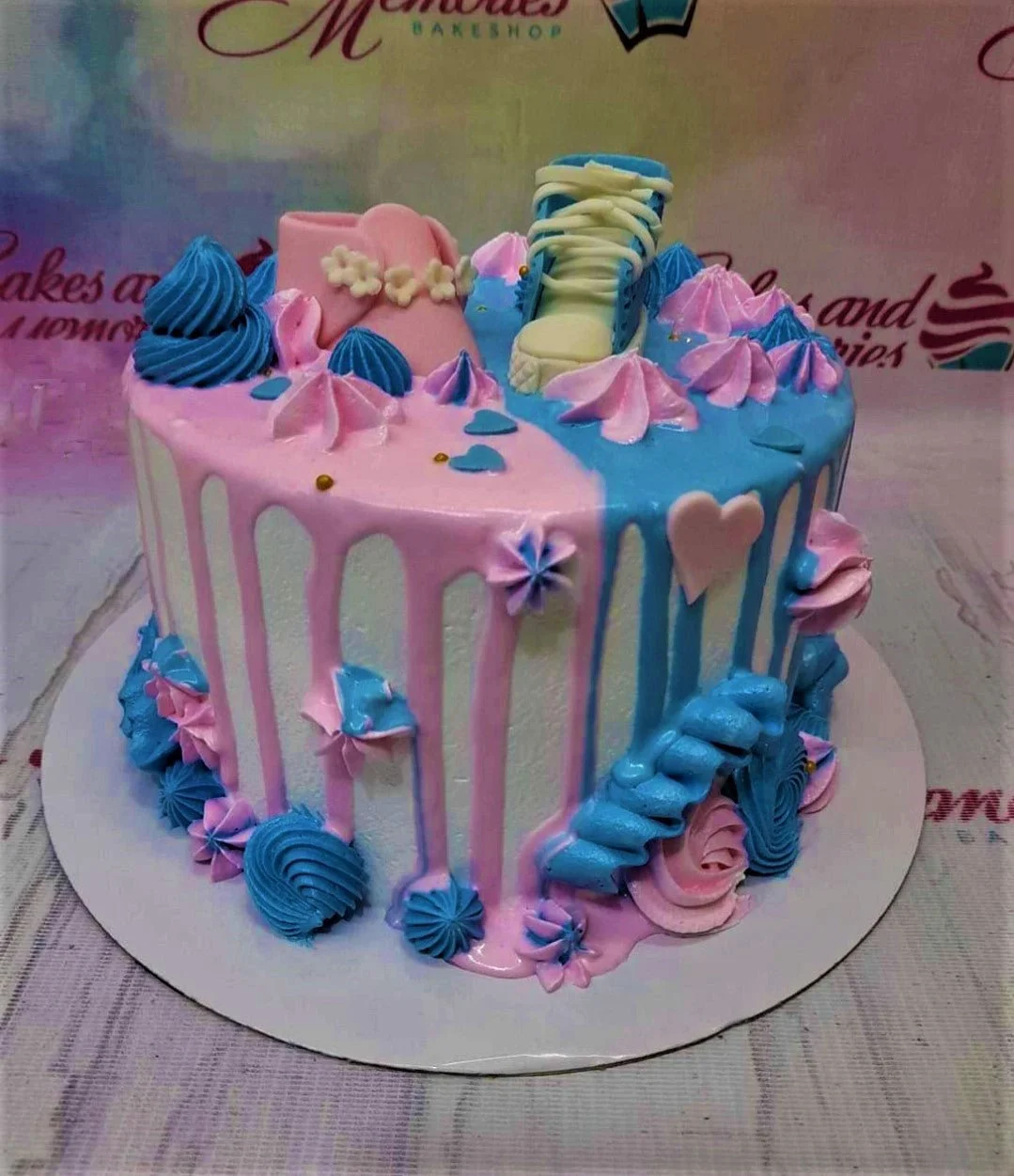 Gender Reveal Cake