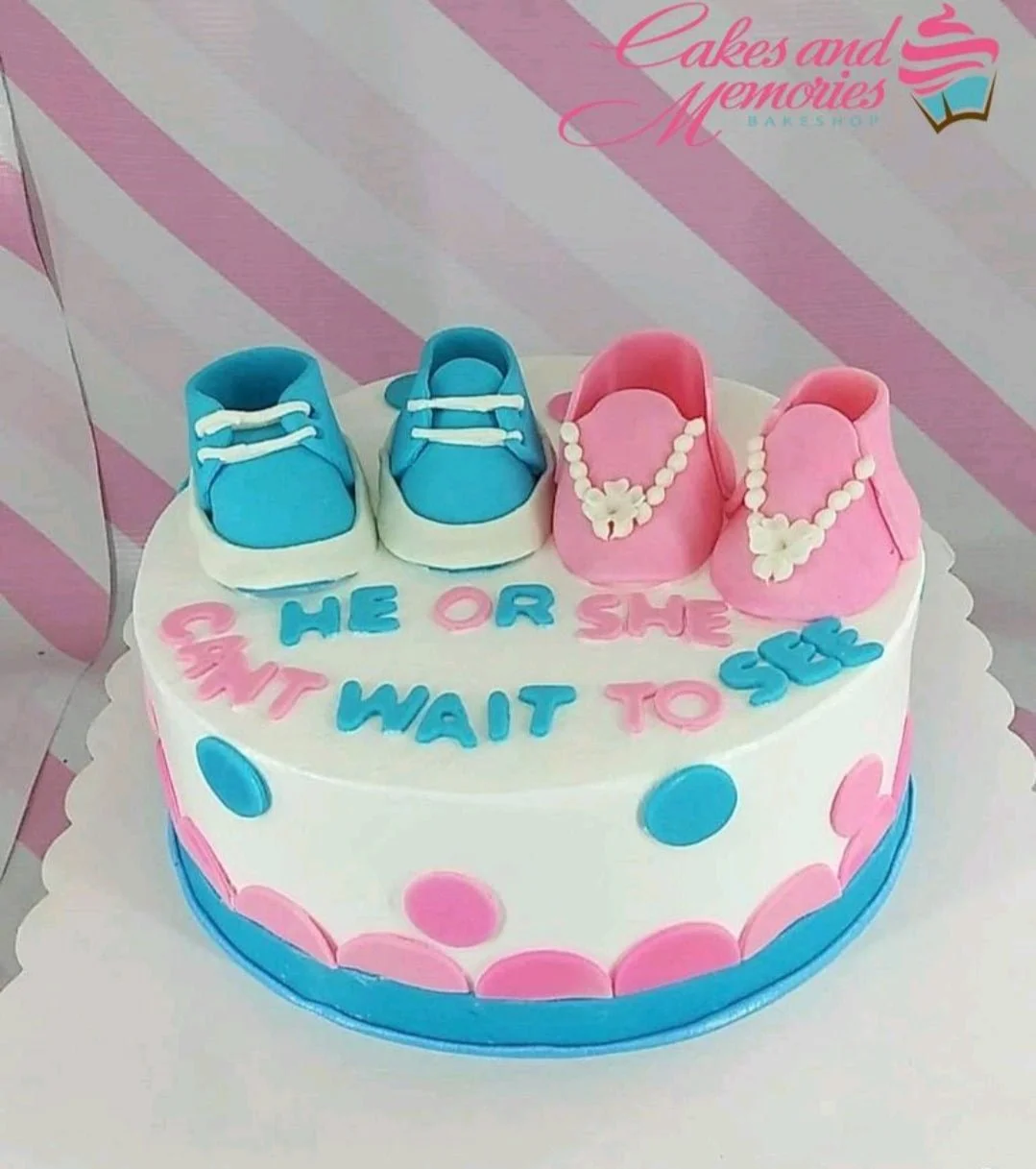 Gender Reveal Cake