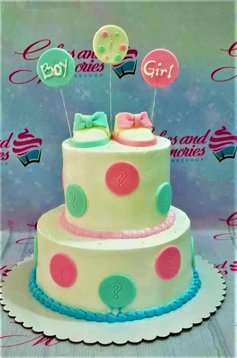 Gender Reveal Cake